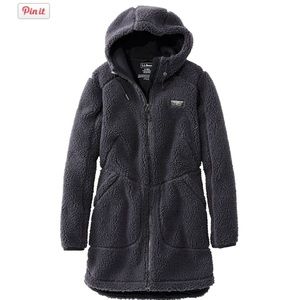 NWT L.L.Bean Mountain Pile Fleece Coat